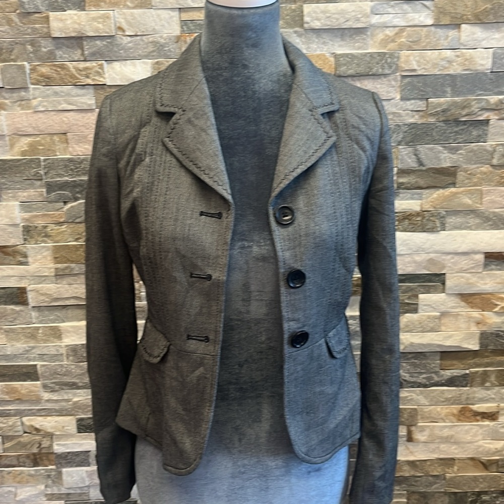 Loft Women's Gray Denim Jacket